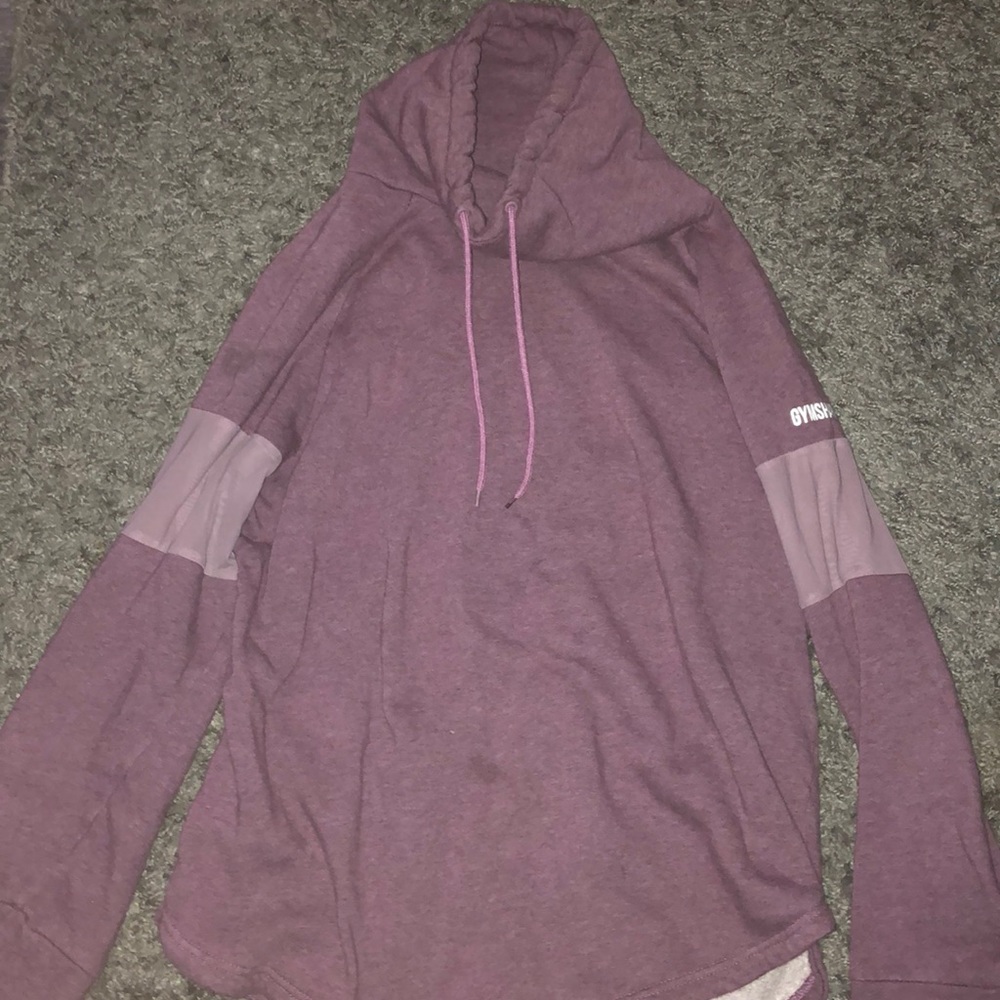 Gymshark purple mesh pullover !